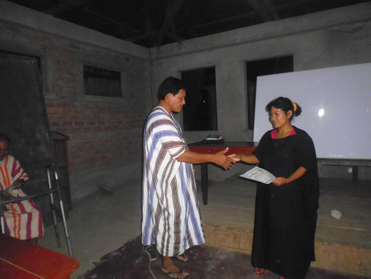 Una graduada - Tsinane tsoquirori oshitoriare